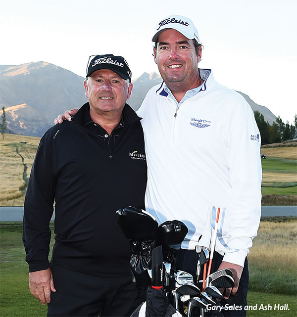Gary Sales and Ash Hall at New Zealand Open
