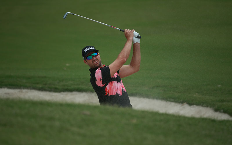 Daniel Pearce on Day 4 of the 2019 Australian Open (Photo: Dave Tease Golf NSW)