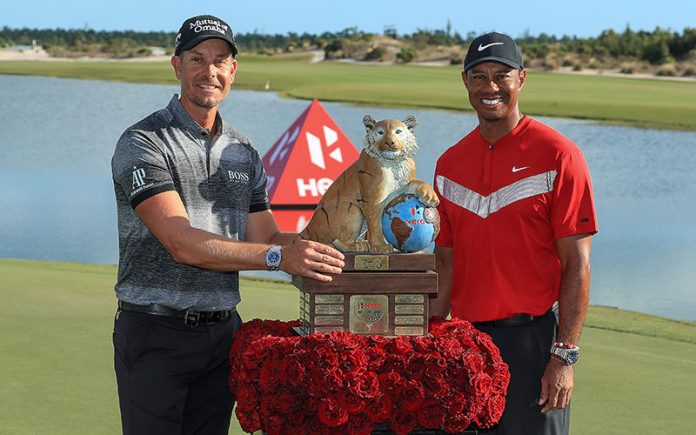 Henrik-Stenson-Hero-Challenge Henrik Stenson and Tiger Woods
