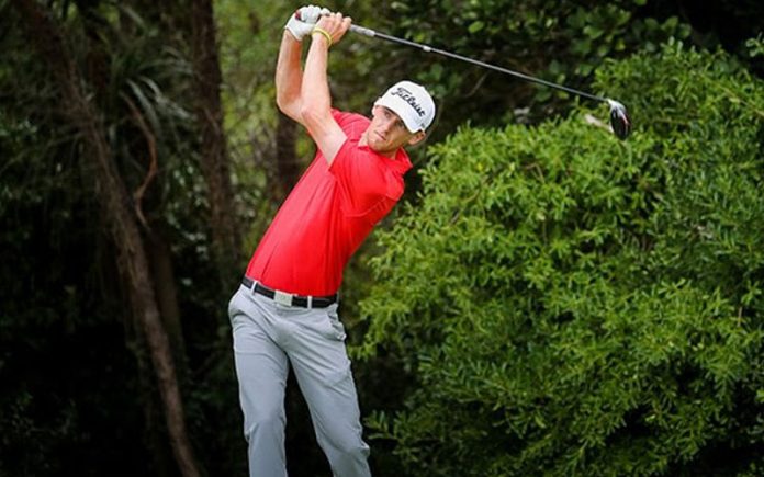 sam-jones-strokeplay-rd1 Sam Jones leads the New Zealand Strokeplay after the opening round. (Photo: BW Media // Glenn Taylor)