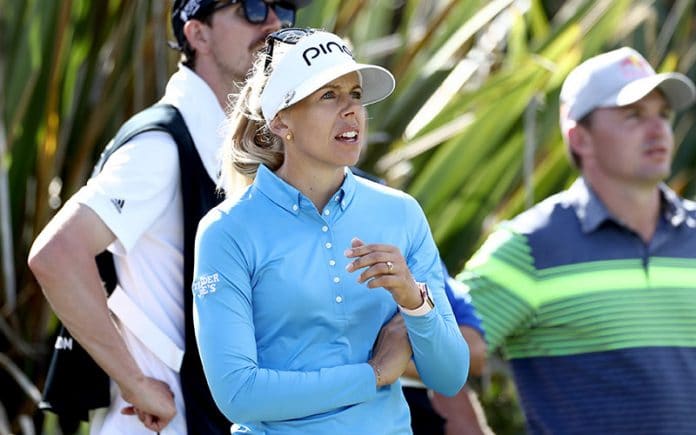 Pernilla-Lindberg-nz-open-2020 Pernilla Lindberg at NZ Open 2020 (Getty)