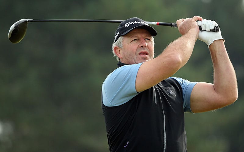 Sean Fitzpatrick playing golf