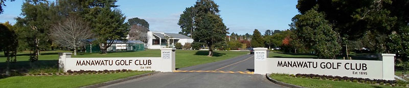 Manawatu Golf Club entrance