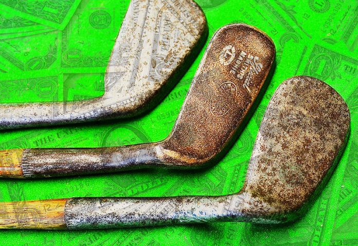old-golf-clubs-money old golf clubs & money